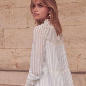 Sézane Gabbie Blouse Size FR36, 4US
